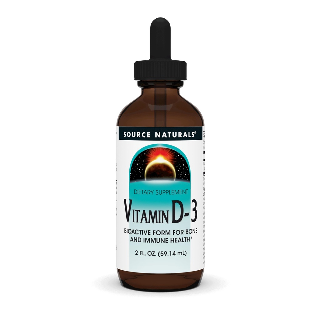 Quelle Naturals Vitamin D-3 Flüssigkeitstropfen 2000 iu unterstützt Knochen- und Immungesundheit* - 2 Flüssige Unze