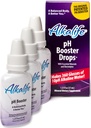 Alkalife Alkaline Gocce d'acqua - Il primo brevettato Alkalizing pH Booster w/Minerals & Electrolytes - Balance pH, Neutralize Acid, Immune Support, Peak Performance, Detox, Total Wellness - Confezione da 3