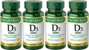Nature's Bounty Vitamin D3 2000 IU Softgels 150 ea (Pack mit 4)