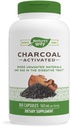 Nature's Way Activated Charcoal, Binds Involved Materials and Gas in the Digestive Tract*, 560 mg par portion de 2 capsules, 360 capsules (paquetage May Vary)