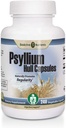 BIOACTIVE NUTRIENTEN Psyllium Plus - 60 Caps - Zuckerfrei - Psyllium Husk Pulverfaserkapseln - Psyllium Husk Caps - natürliche Faserergänzung