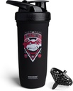 Smartshake TMNT Ninja Power Reforce Acciaio inossidabile Protein Shaker Bottiglia 900 ml | 30 oz - Leakproof Screw-on Lid - BPA Free - Unisex - Nero