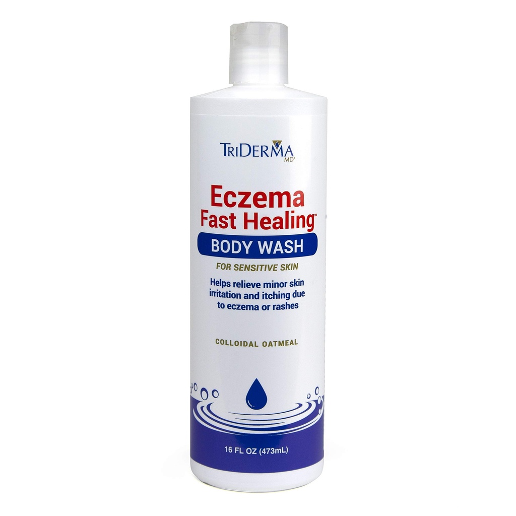 TriDerma Eczema Fast Healing Body Wash für empfindliche Haut 16 Unzen