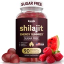 Shilajit Gummies per gli uomini e le donne | Sugar Free | Himalayan Pure Shilajit per gli uomini Gummies | con acido Fulvic | Non OGM, Vegan Supplement | 90 Count