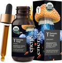 Fantastische Fungi Cordyceps Pilz Tincture Drops - 4-in-1 Stress Support & Energy Elixir mit Ginseng, Türkei Tail & Rhodiola - Organische Pilzextrakt Flüssigkeit, 30 Portionen, 1 fl oz