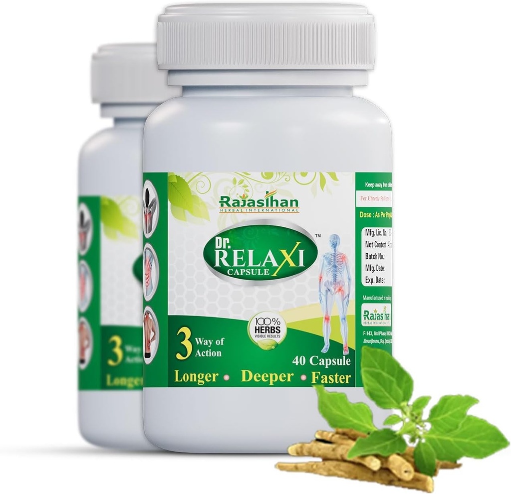 Dr.Relaxi Kapseln Pack von 2 für Männer und Frauen.