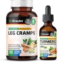 Leg Cramps 100 Capsules & Tincture Turmeric 2 Fl. Oz.