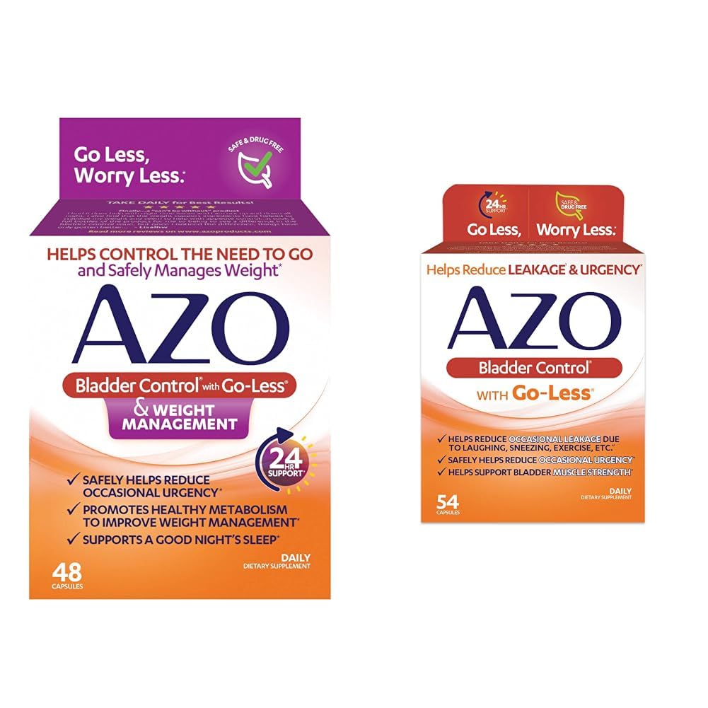 AZO controllo della vescica con Go-Less® e gestione del peso Integratore alimentare e controllo della vescica con Go-Less Daily Supplement