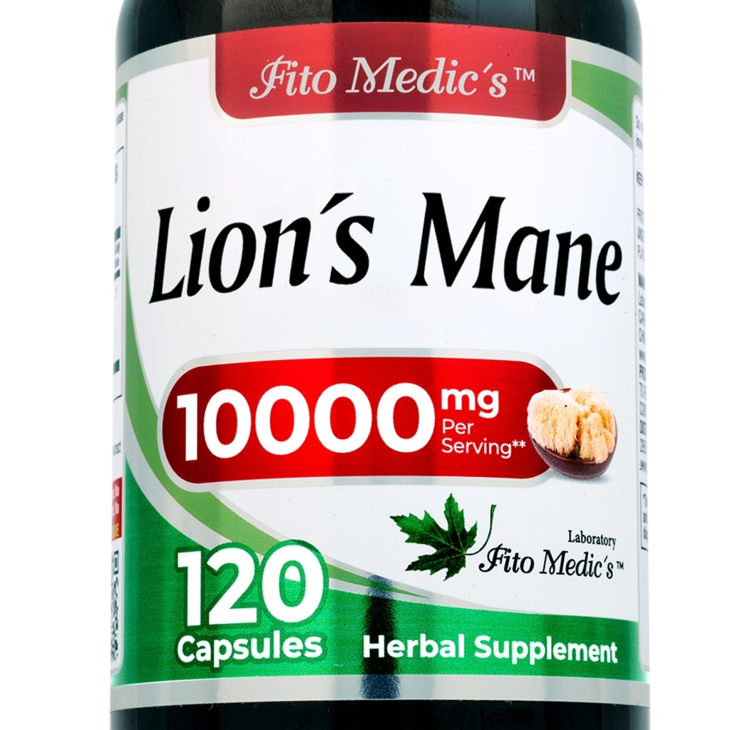 Lab | Lions Mane | 120 Kapseln | Lions Mane Supplement | Lions Mane Supplement Kapseln | Mushroom Supplement | Ultra hohe Absorption.