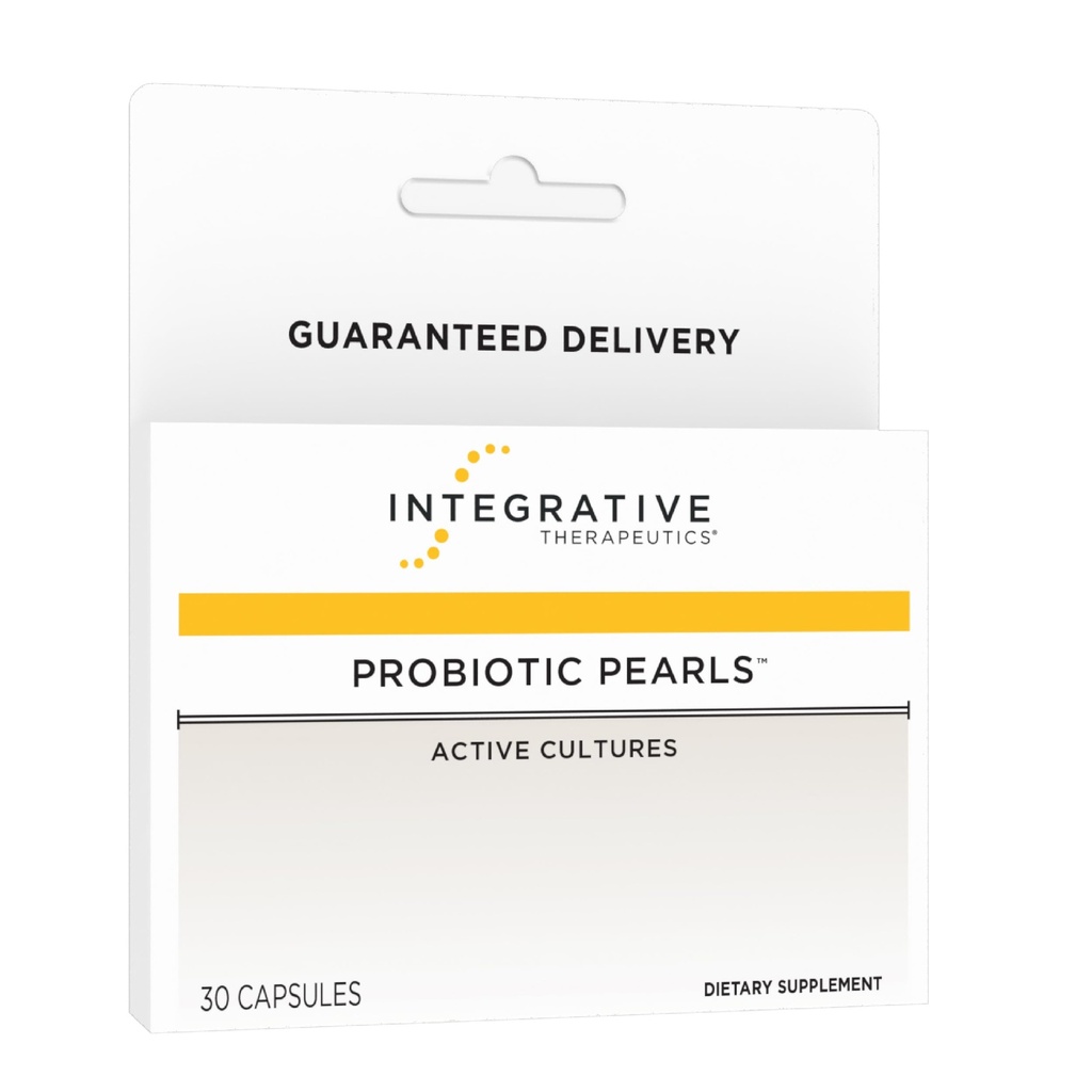 Integrative Therapeutics Probiotic Pearls - Supplemento digestivo giornaliero per il Gut Health Support* - Capsule Probiotici per il Supporto Sanitario Immune* - Soy-Free - 30 Count (30 Serve)