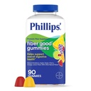 Phillips’ Fiber Good Gummies, Ergänzung mit Inulin für Erwachsene und Kinder, Frucht Flavored Daily Gummies, 4g Prebiotic Fiber Per Serving, 90 Count