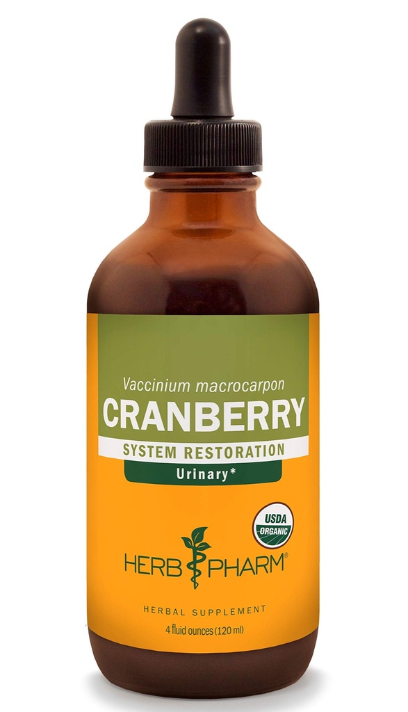 Estratto di liquido di mirtillo biologico certificato di herb Pharm per il supporto del tratto urinario - 4 oncia