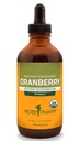Herb Pharm Certified Organic Cranberry Liquid Extract für Urinary Tract Support - 4 Unze