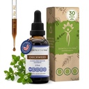 Secrets de la Tribe Chickweed Tecture Extrait liquide sans alcool, Chickweed (Stellaria Media) Pièces séchées au-dessus du rond (2 FL OZ)