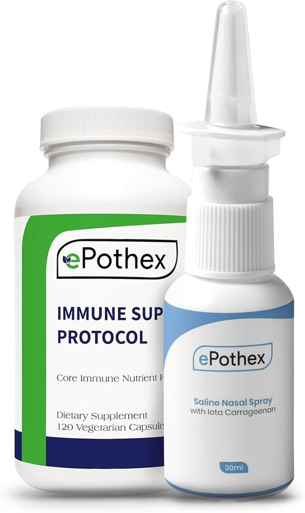 Saisonale Erholung Bundle - Immununterstützung Protokoll - Iota Carrageenan Nasal Spray