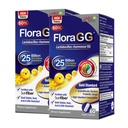 LABO Nutrition FloraGG, Lactobacillus Rhamnosus GG 25 Billion CFU Active Probiotics & Sunfiber Prebiotic Fiber Supplement, Unterstützt Gesunde Darm, Immungesundheit Verzögerte Freisetzung & Gluten Free 60sx2