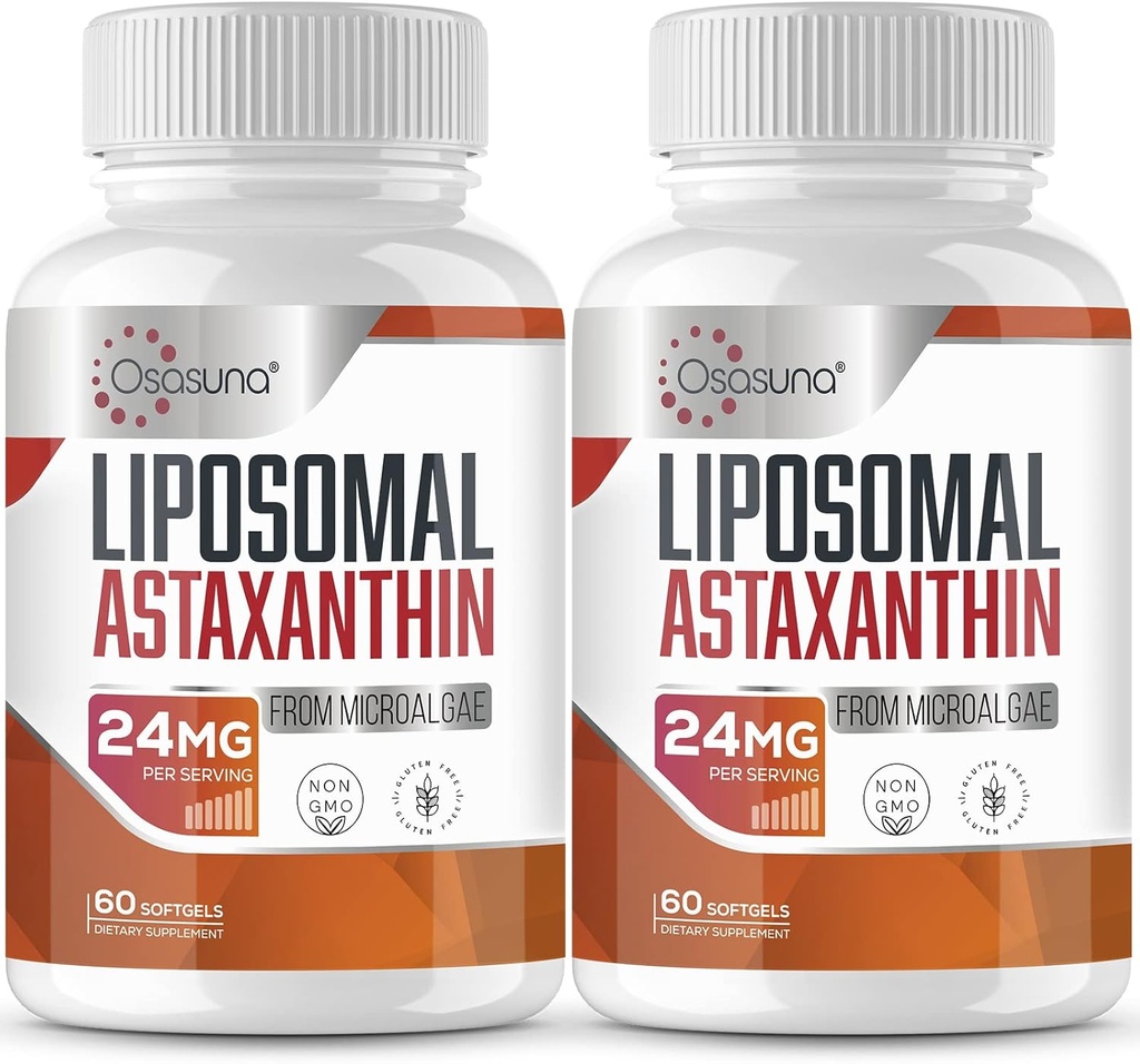 Supplemento 24MG, Assorbimento massimo, Antiossidante più forte di VIT C, Non OGM & Gluten Free - 120 Softgels(4 mesi di alimentazione)