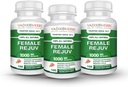 Femmina Rejuv by Vadik Herbs | Trattamento di erbe per il supplemento di sollievo PMS Premenstrual Cycle Support | Complesso di formula di erbe per la gru e periodi mestruali | Ormoni di equilibrio naturale (3 pacchetto)