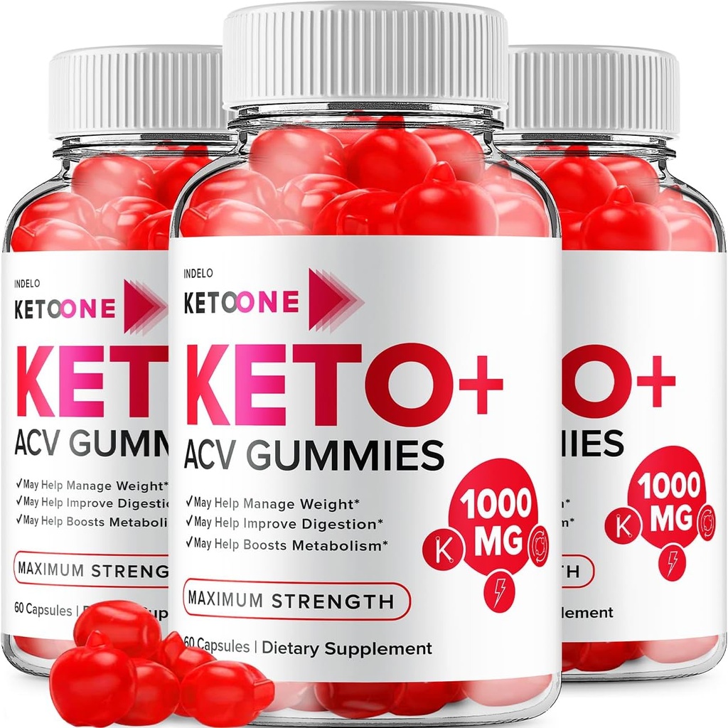 (3 Pack) Keto One Gummies Advanced Loss - ACV Gummies Maximum Strength, Keto One Keto Plus ACV Weight Management Gummies Aceto di sidro di mele, Keto One Gummies Recensioni B12 Keto+ACV (180 Gummies)