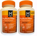 Membres Mark Fiber Capsules 2Pack (400 Comte) Psyllium Husk est le supplément de fibre recommandé par le médecin #1.