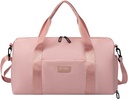 Sac de gym pour les femmes avec compartiment de chaussures et poche humide