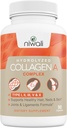 Multi Collagen Complex Supplemento per donne e uomini | Pillole di collagene idrolizzate - Tipi I, II, III, V & X| per capelli sani, unghie, pelle, ossa e giunti | 90 capsule