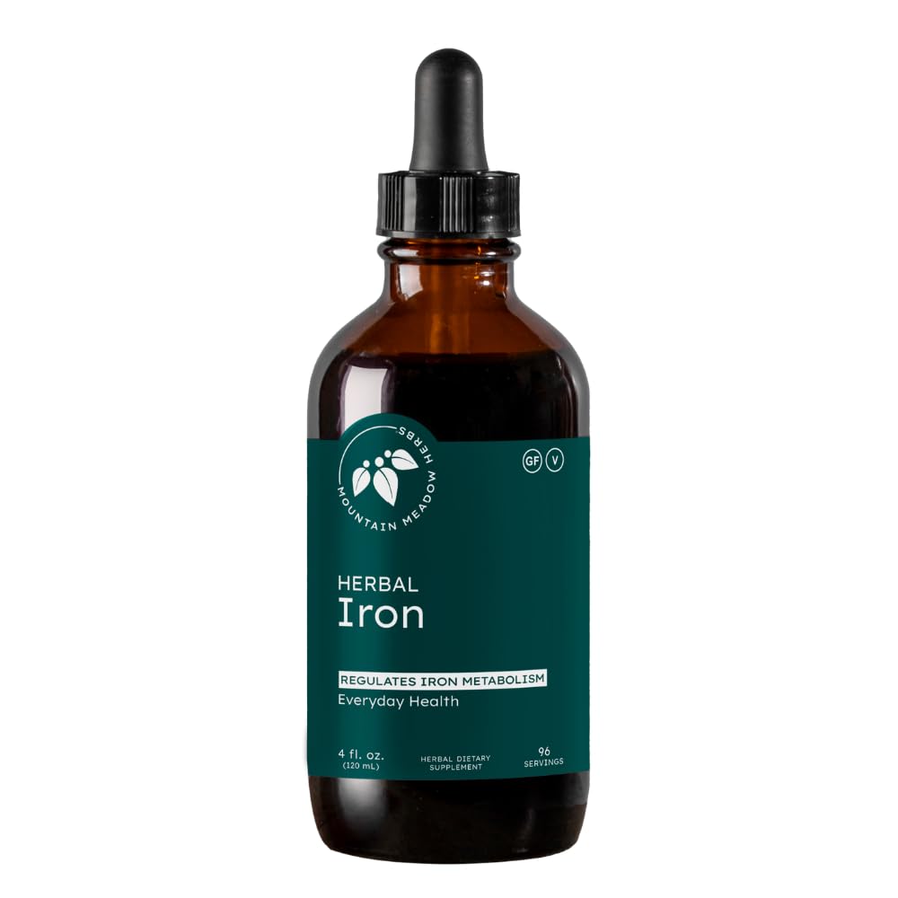 Herbes de Meadow de montagne en fer - 2 oz - Herbes douces pour soutenir et réguler le métabolisme et l'absorption du fer