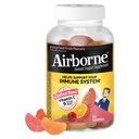 Vitamin C 750mg (pro Servieren) - luftgetragene Frucht-Flammen-Gummien (63 Count in a Bottle), Glutenfreie Immununterstützungsergänzung mit Vitaminen A C E, Selen, Echinacea & Ginger