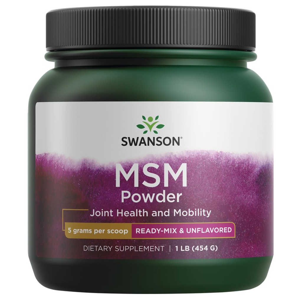 Swanson Msm Polvere 1 lb (454 g) Pwdr