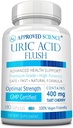 Genehmigte Science® Uric Acid Flush Ergänzung mit Folsäure und Tart Kirsche - 180 Kapseln - 3 Monate Versorgung