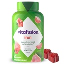 Vitafusion Eisen Gummy Vitamin Supplement, unterstützt Rote Blutzellenproduktion*, Guava Hibiscus Flavor, 30 Servierungen, 60 Zähler