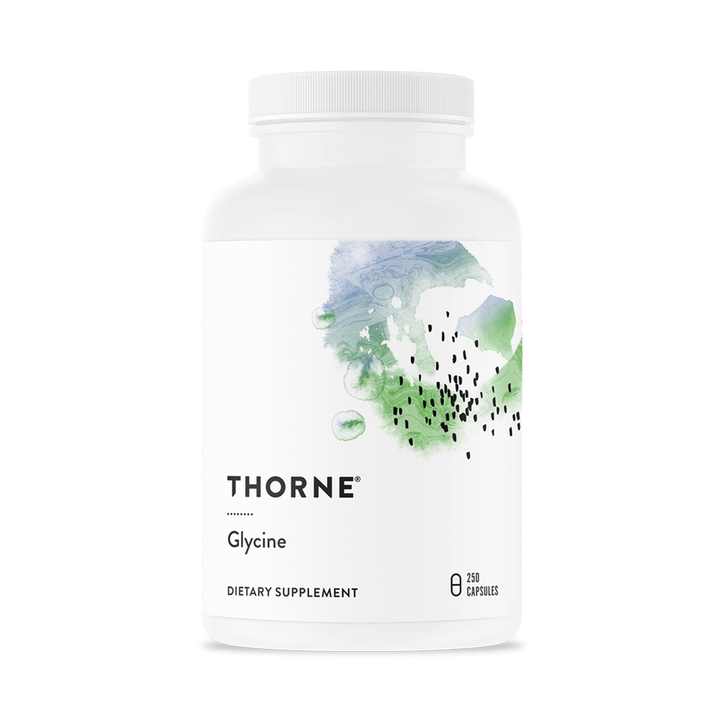 THORNE - Glycine - Supporto aminoacido per il rilassamento, la disintossicazione e la funzione muscolare* - 250 capsule