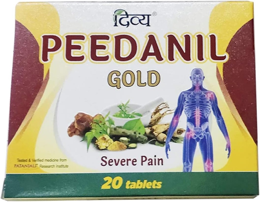 Patanjali Ayurved Ltd Divya Peedanil Gold Tablet (60 TAB) - Paket von 3