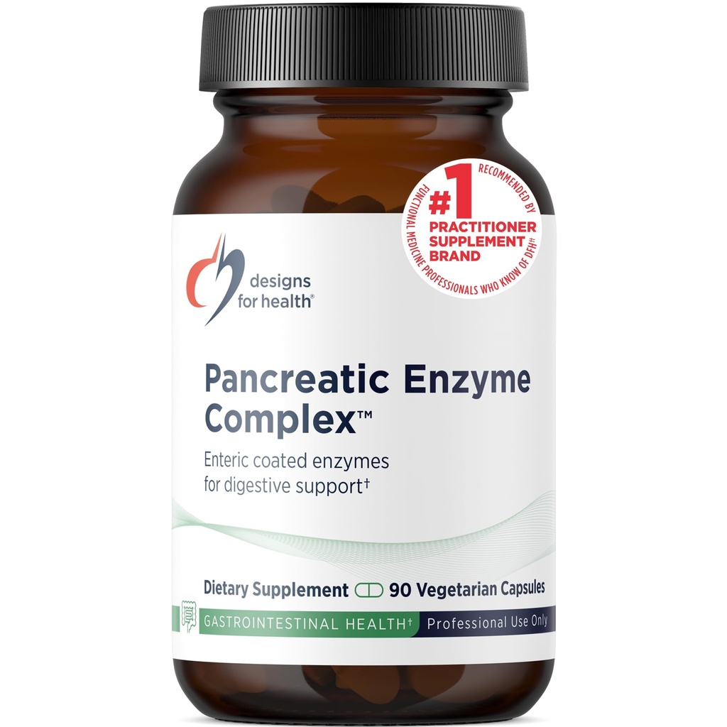 Conceptions pour le complexe des enzymes pancréatiques de santé - Enzymes digestives + Supplément bromelain - Soutien Digestion + Santé Gut - Capsule à libération différée avec enzyme pancréatique, Bile à oxygène (90 capsules)