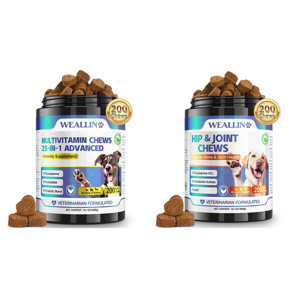 Vitamines et compléments pour chiens