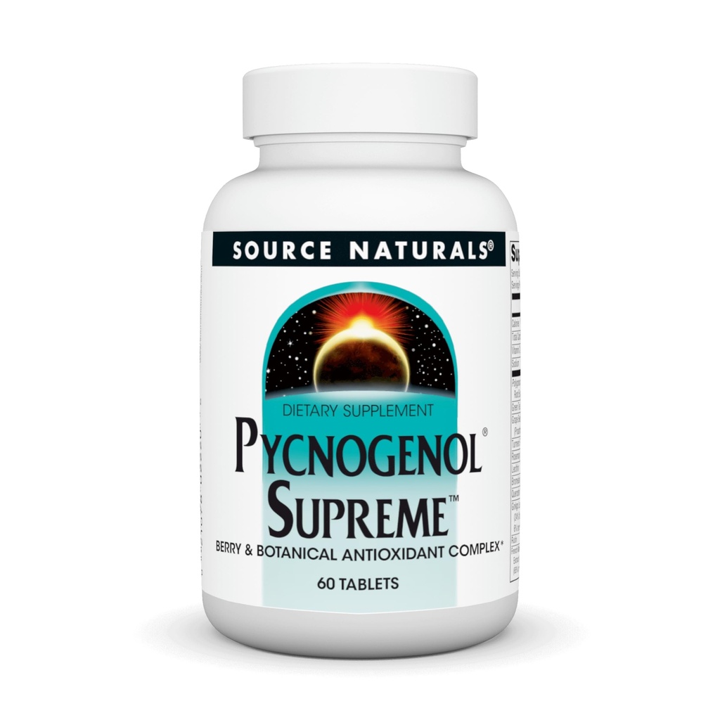 Fonte Naturals Pycnogenol Supreme, Berry & Botanical Antioxidant Complex* - 60 compresse