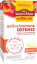 Natur gemacht Wellblends aktive Immunabwehr Fizzy Drink Mix, ResistAid, Vitamin C 500mg, Vitamin D 1000 IU, Zink und Elektrolyte Pulver, 14 Stick Packs