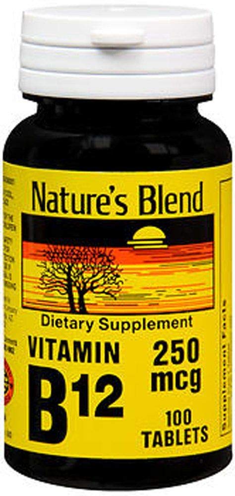 Mélange naturel NAT B Vitamine B12 TB, 100 Nombre