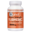 Qunol Turmeric Curcumin Kapseln, 1000mg Extra Strength Supplement, patentierte Hydro-Soluble-Technologie, Alternative zu Kurkumin mit schwarzem Pfeffer, 60 Veggie Kapseln