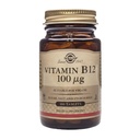 Solgar Vitamin B12 100 mcg - 100 Tabletten - Energie Metabolismus & Nervous System Support - Non-GMO, Vegan, Gluten & Dairy Free, Kosher, Halal - 100 Portionen