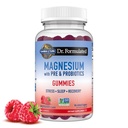 Garten des Lebens Magnesium Citrat Ergänzung Gummi mit Präbiotika & Probiotika für Stress, Schlaf & Erholung - Vegan, Glutenfrei, Kosher, Non-GMO, Ohne Zusatz von Zucker, Himbeer Geschmack, 60 Zähler