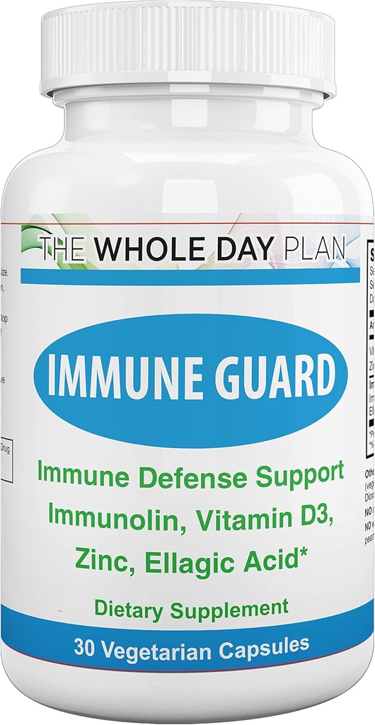Spectra Vitamine Immunschutz natürliche Immunität Booster, Vitamind D3, Zink, Immunolin, Ellagsäure, 30 Kapseln,