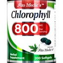 FITO MEDIC'S Lab - Chlorophyll - Pure - 800 mg per Serving- 200 Softgels - Capsule clorofille -Detox Cleanse, Greens Supplements- Pillole di clorofilla - Assorbimento ultra alto.