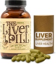 La pilule du foie 120 Capsules - Nettoyez le foie à base de plantes Détox et réparez les pilules avec la racine de l'ardoise, le chardon de lait, le romarin et les graines de lin - Pilules du foie non OGM, biologiques et naturelles pour hommes et femmes