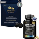 Shilajit Ashwagandha Gummi & Magnesium Calm Supplement Duo
