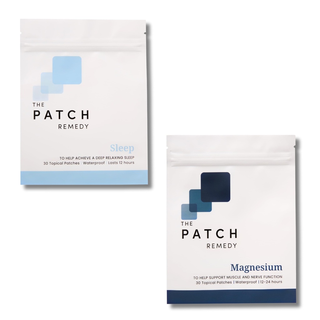 Il Patch Remedy Sleep & Magnesium Bundle - (60 Patch) Naturale Melatonin-Free Patch & Magnesium Glycinate Patch Kit | Mineral & Sleep Support
