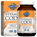 Garten des Lebens Vitamin-Code-Roh Vitamin C - 120 Kapseln, 500mg Ganze Nahrung Vitamin C Kapseln + Frucht & Veggie Mischung & Probiotika, Ergänzungen für Erwachsene, Vegan, Glutenfrei