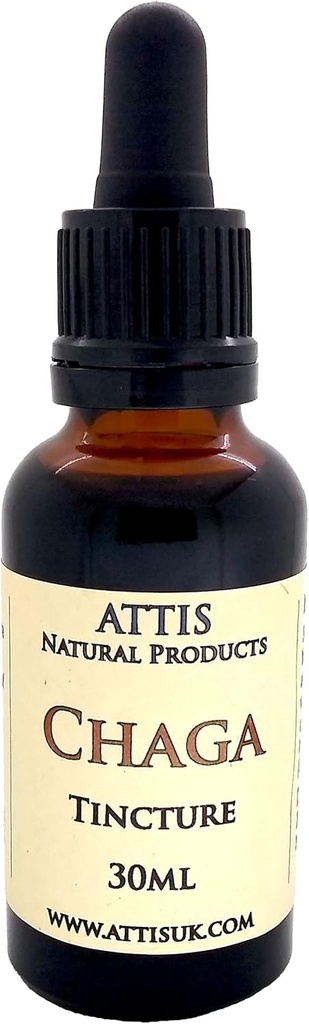 ATTIS Chaga Handmade Tinte 30ml | Alle natürlichen Inhaltsstoffe