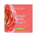 Riserve Nutrition Collagen Candy, Supplemento al collagene per la cura della pelle, Crescita dei capelli, Booster del collagene per la cura delle unghie, Supporta la produzione dell'elastina, Paleo e Keto, Mela acida, 2,3 once (20 Serve)