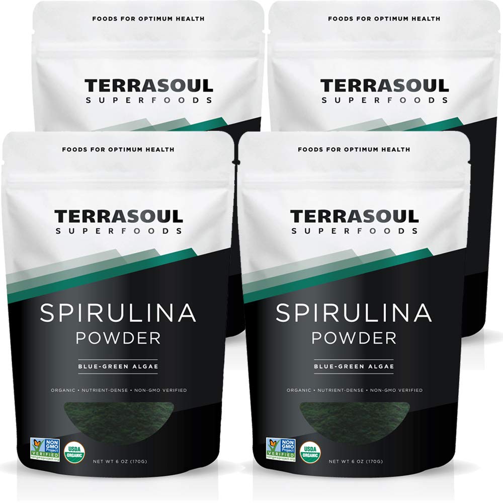 Terrasoul Superfoods Spiruline poudre (organique), 24 onces